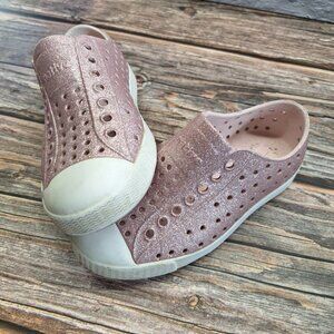 Kids Native Shoes Jefferson Bio-Bling Kids Size 10